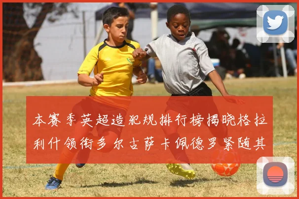 本赛季英超造犯规排行榜揭晓格拉利什领衔多尔古萨卡佩德罗紧随其后